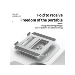 Support pliable en aluminium pour pc portable & notebook rotatif 360°