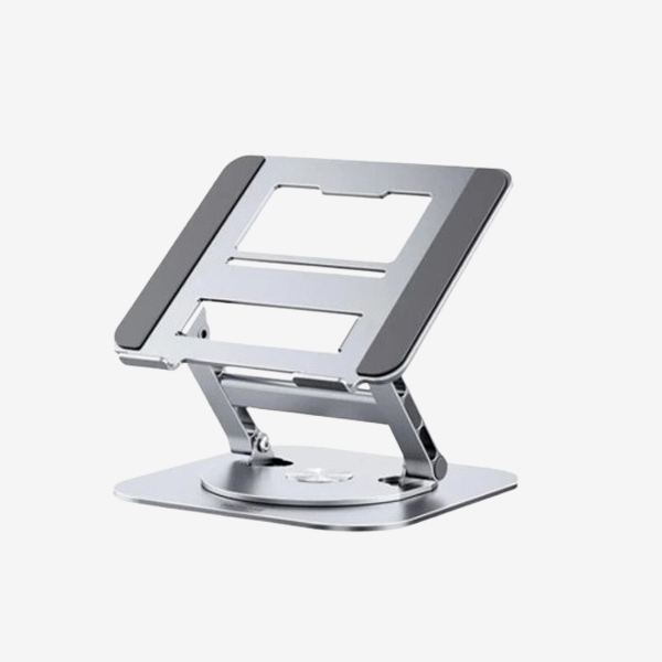 Support pliable en aluminium pour pc portable & notebook rotatif 360°