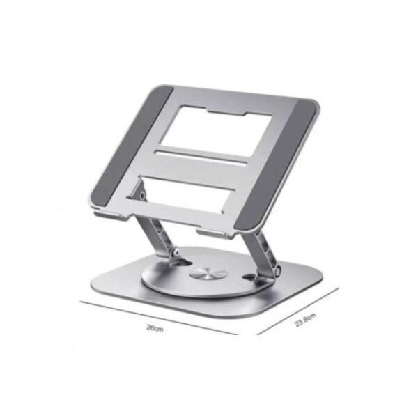 Support pliable en aluminium pour pc portable & notebook rotatif 360°