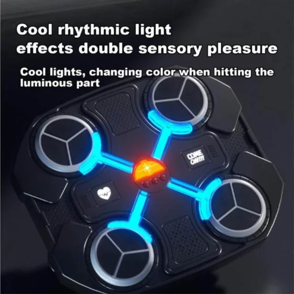 Machine de boxe musicale intelligente avec bluetooth et Lumière