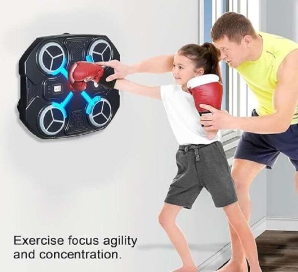 Machine De Boxe Musicale Intelligente Avec Bluetooth Et Lumière