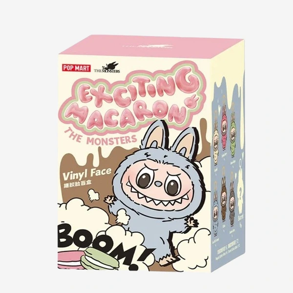 POP MART The Monsters Labubu Exciting Macaron Vinyl Face Plush Series