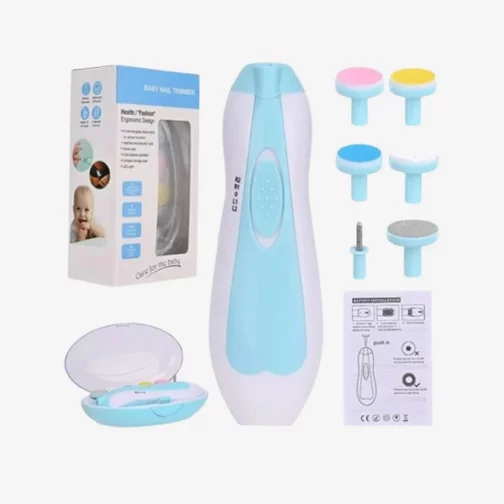 Coupe-ongles électrique pour bébé, lime à ongles, outils de manucure à faible bruit