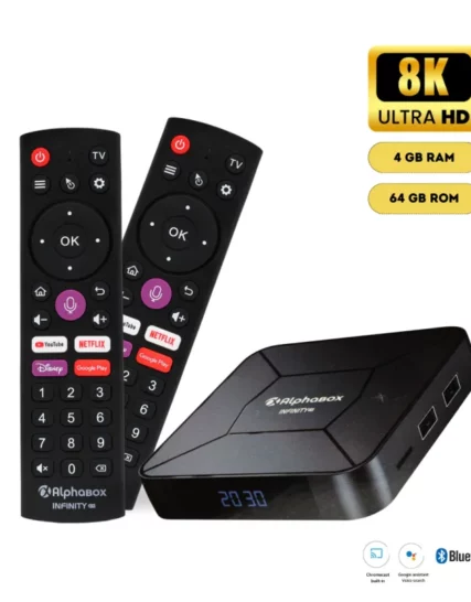 Box Android Alpha Infinity 8K 4Go/64