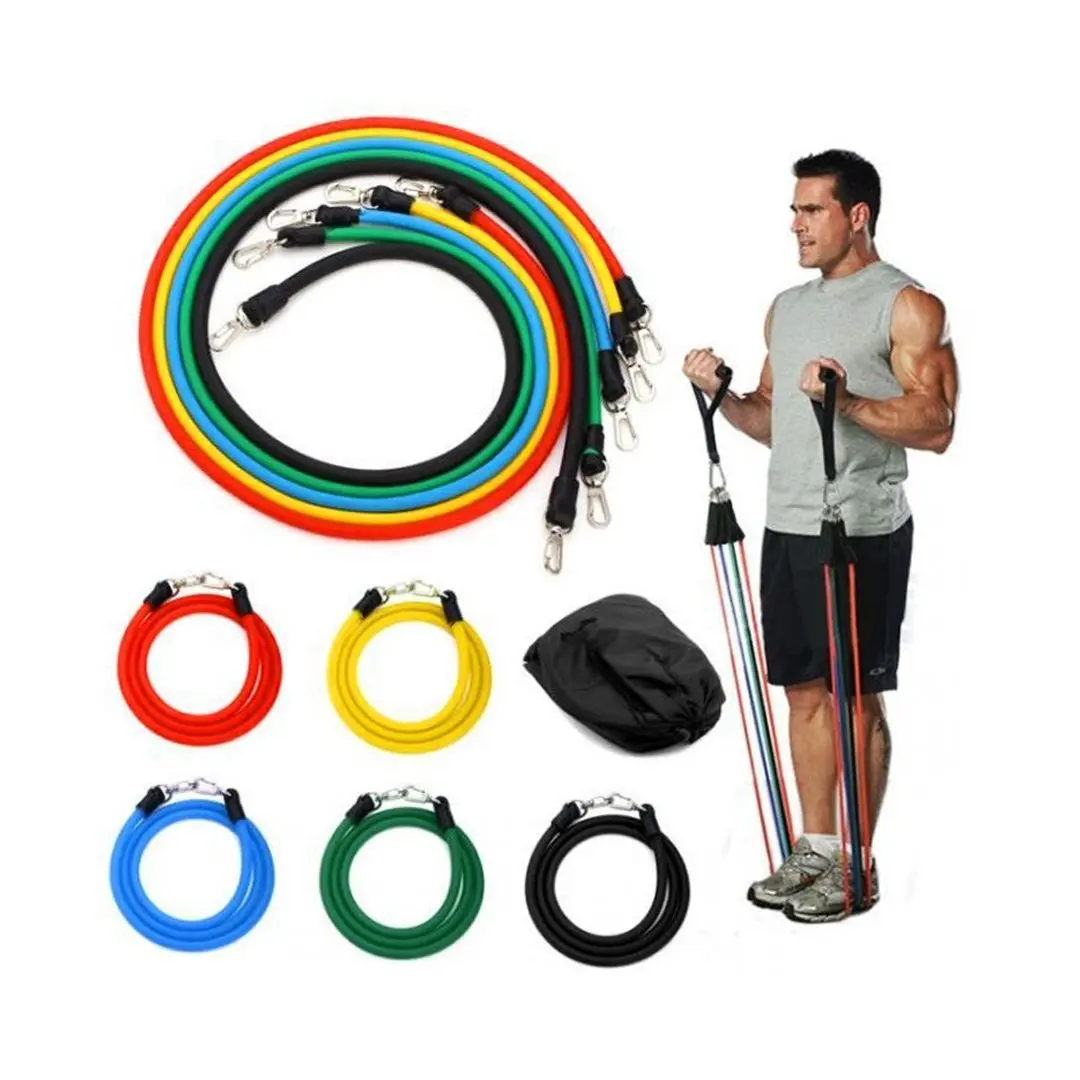Bande de résistance multicolore en latex Gym Extreme JT-003 - Forsa-Store - 2 Bande de résistance multicolore en latex Gym Extreme JT-003 - Forsa-Store
