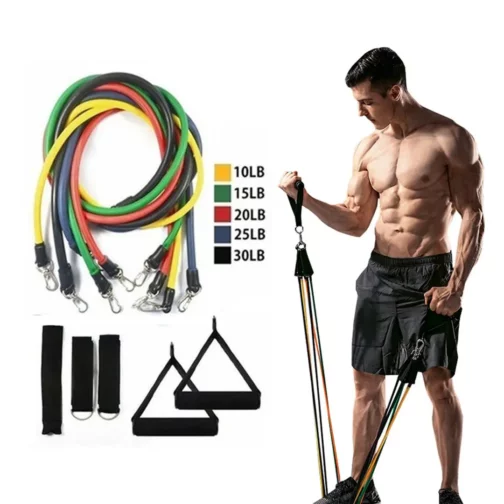 Bande de résistance multicolore en latex Gym Extreme JT-003 - Forsa-Store