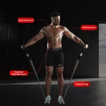 Bande de résistance multicolore en latex Gym Extreme JT-003 – Forsa-Store – 4