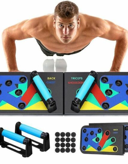 Barre de traction pliable 9 en 1 pour exercices de musculation