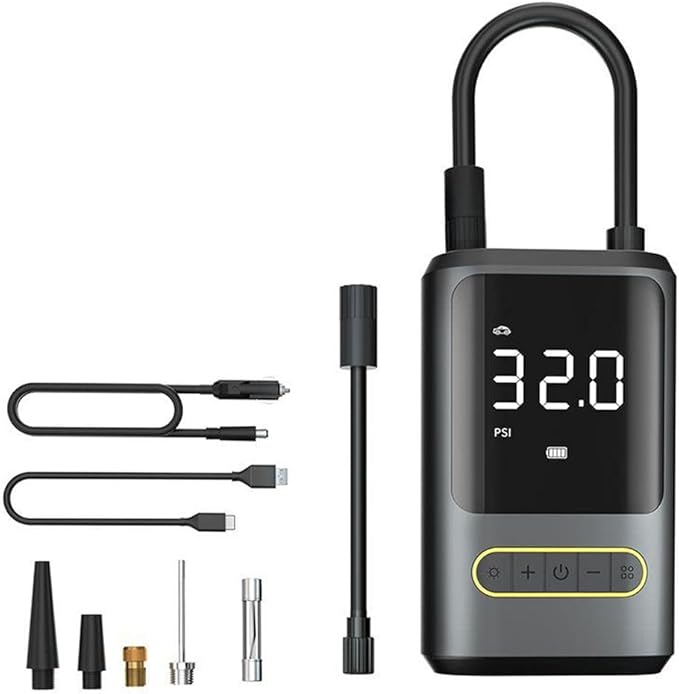 Compresseurs d’Air Portatifs Numérique Gonfleur de Pneus Electriques - Forsa-Store Tunisie