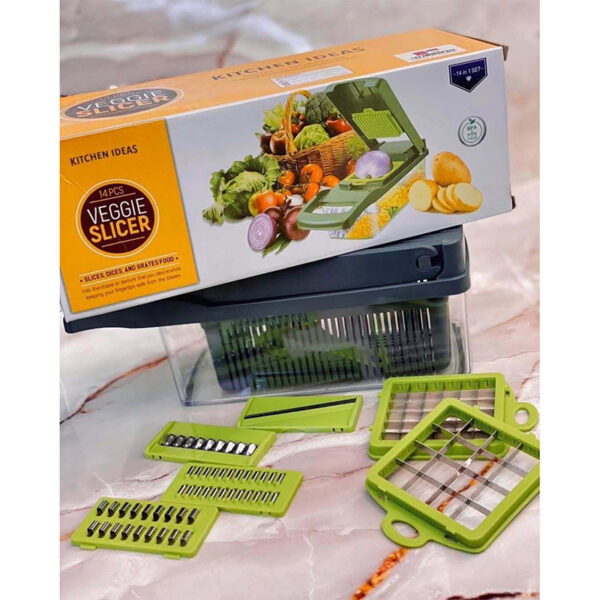 Coupe-Légumes-16-en-1-Multifonction-Forsa-Store Coupe Légumes 16 en 1 Multifonction