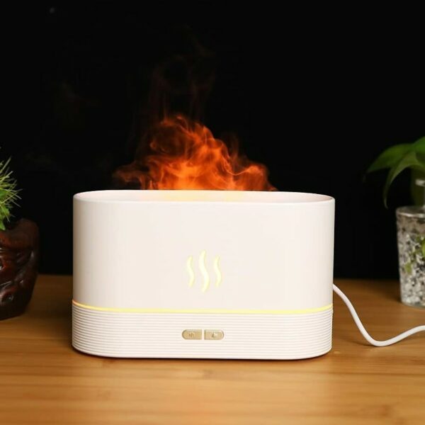 Diffuseur D’arômes avec Effet Flamme180ml Forsa-Store Tunisie Diffuseur D’arômes avec Effet Flamme180ml Forsa-Store Tunisie