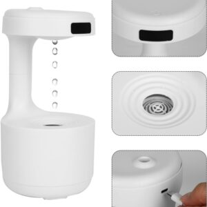 Diffuseur Humidificateur Anti Gravité avec Ecran LED En Forme De Goutte D'eau 600 Ml – Image 6