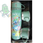 Ensemble de 2 tasses isothermes Stitch en acier inoxydable (vert pastel)