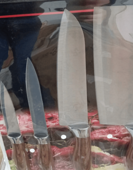 Ensemble de couteaux en acier, 5 pièces