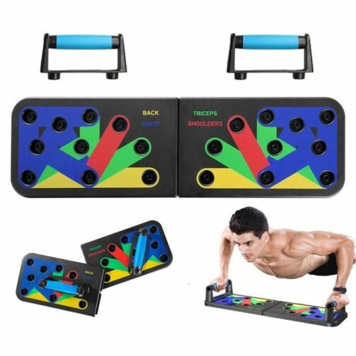 Barre de traction pliable 9 en 1 pour exercices de musculation