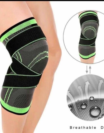 Genouillère De Compression Élastique - Réglable