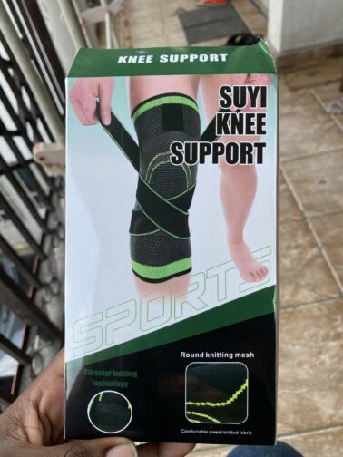 Genouillère De Compression Élastique – Réglable – 1
