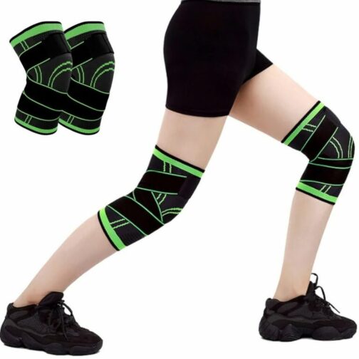 Genouillère De Compression Élastique – Réglable – 1