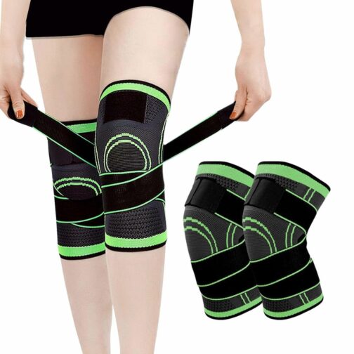 Genouillère De Compression Élastique – Réglable – 1