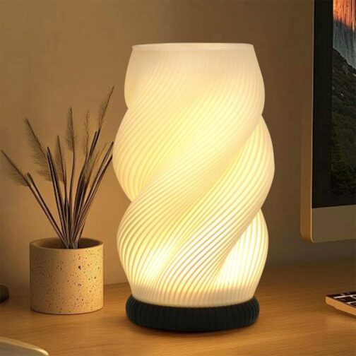 Lampe de chevet et vase lumineux avec 3 couleurs et 9 niveaux de luminosité réglables – مصباح ديكور داخلي - Forsa-Store Tunisie