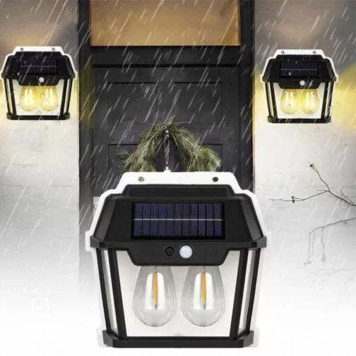 Lampe solaire double ampoule - Forsa-Store Tunisie