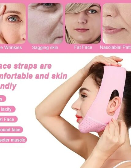 Masque facial en silicone V soulevant la forme de la ligne V, masque amincissant pour le visage