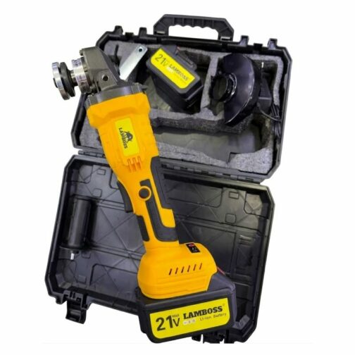 Meuleuse LAMBOSS D&rsquo;angle Portatif Avec 2 Batterie Et Chargeur 21V