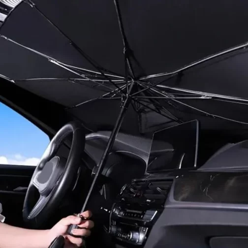 Parapluie Pare-Soleil pour Pare-Brise – Protection Solaire Instantanée