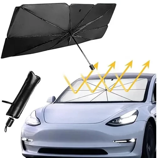 Parapluie Pare-Soleil pour Pare-Brise – Protection Solaire Instantanée