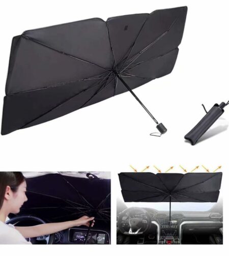 Parapluie Pare-Soleil pour Pare-Brise – Protection Solaire Instantanée