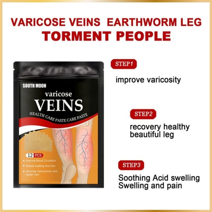 Patch Varices Naturel – Soulagement & Circulation (12 pcs) - 5