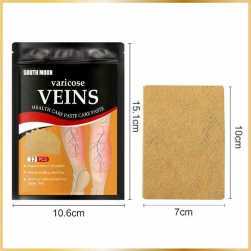 Patch Varices Naturel – Soulagement & Circulation (12 pcs)