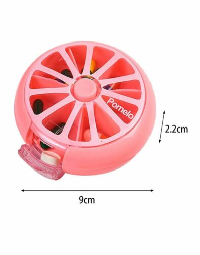 Pilulier Rond à 7 Compartiments