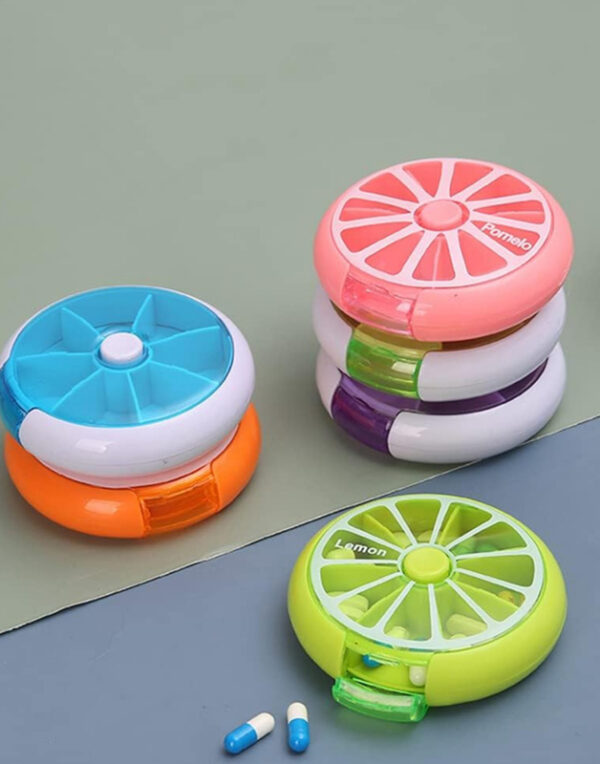 Pilulier Rond à 7 Compartiments - Forsa-Store Tunisie