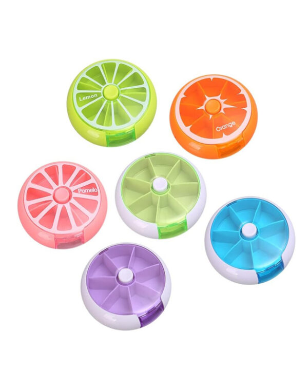 Pilulier Rond à 7 Compartiments - Forsa-Store Tunisie