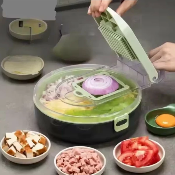 Râpe à légumes multifonction 9 en 1 - Forsa-Store Tunisie