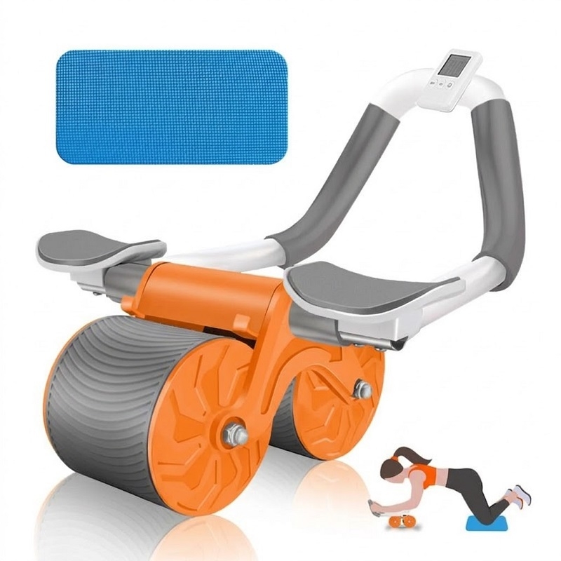 Rouleau Abdominal avec support coude Back Trainer 2en1 entraînement abdominal + massage du dos - 2