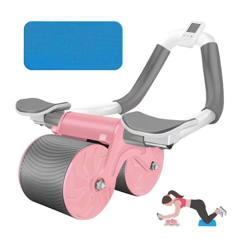 Rouleau Abdominal avec support coude Back Trainer 2en1 entraînement abdominal + massage du dos - 5