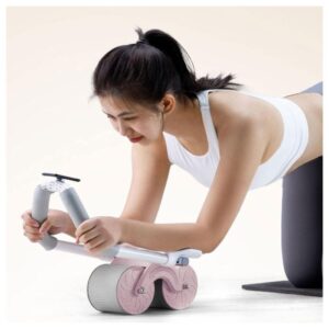 Rouleau Abdominal avec support coude Back Trainer 2en1 entraînement abdominal + massage du dos – Image 4