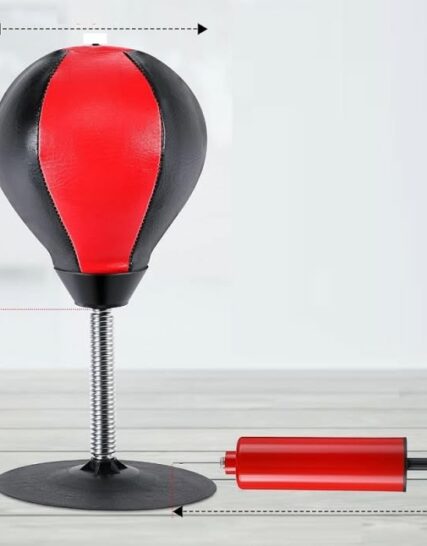 Sac de Boxe de Bureau avec Ventouse – Anti-stress & Training