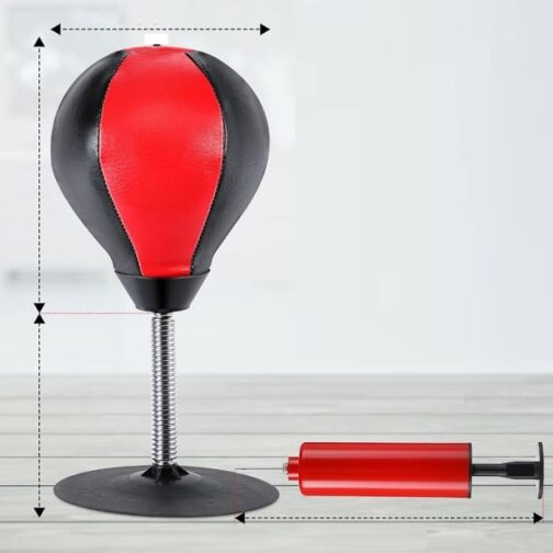 Sac de Boxe de Bureau avec Ventouse – Anti-stress & Training