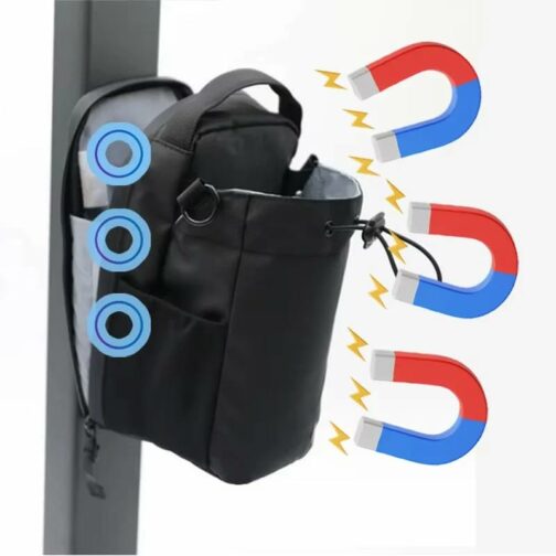 Sac de Sport Magnétique Grande Capacité – Support Téléphone & Bouteille – 6