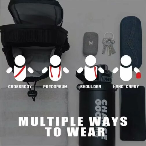 Sac de Sport Magnétique Grande Capacité – Support Téléphone & Bouteille – 6