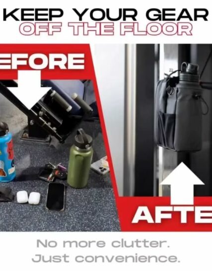 Sac de Sport Magnétique Grande Capacité – Support Téléphone & Bouteille
