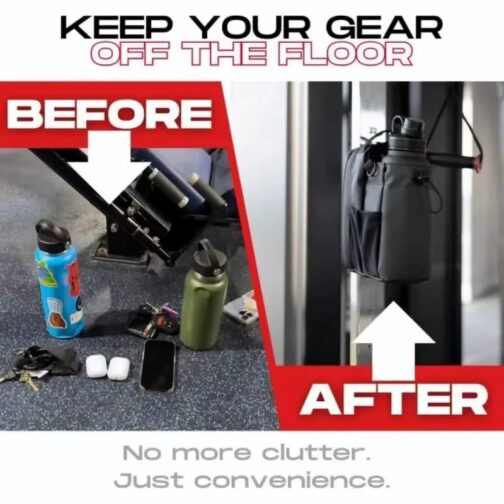 Sac de Sport Magnétique Grande Capacité – Support Téléphone & Bouteille