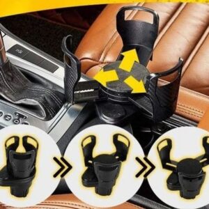 Support Gobelet Voiture Universelle Multifonction 2 en1 – Image 3