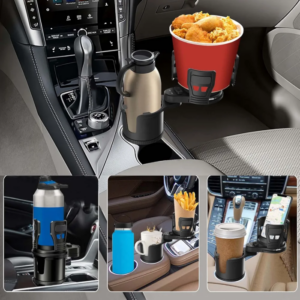 Support Gobelet Voiture Universelle Multifonction 2 en1 – Image 4