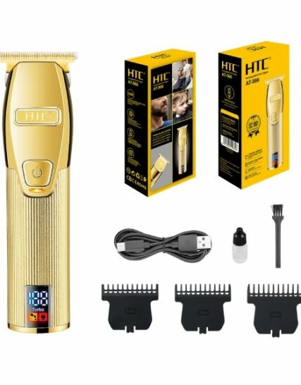 Tondeuse à Cheveux Rechargeable HTC AT-566 avec Écran LCD
