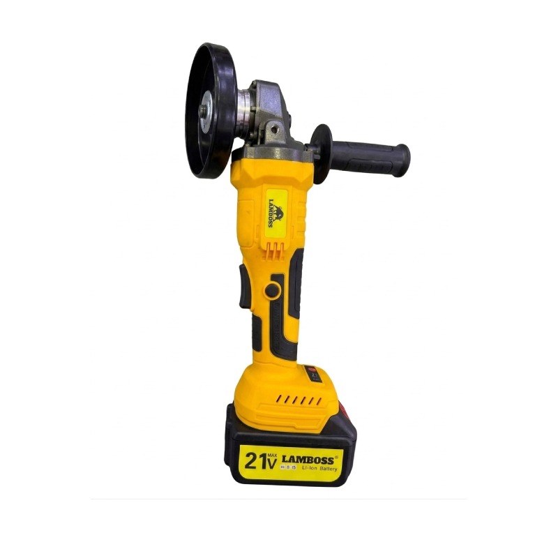 Meuleuse LAMBOSS D'angle Portatif Avec 2 Batterie Et Chargeur 21V