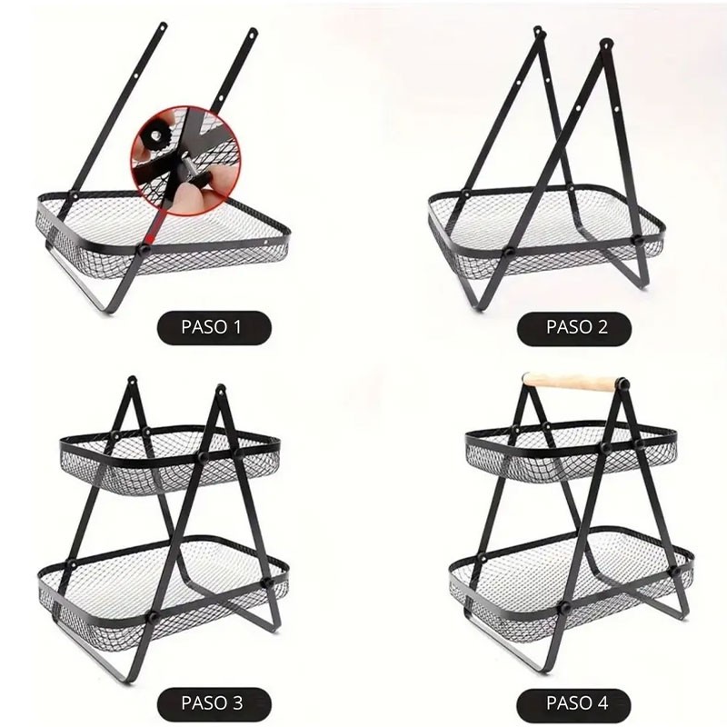 Présentoir à fruits en métal - Forsa Store